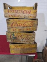 4 Coca Cola Crates