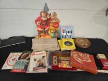 Coca Cola Memorabilia inc. Games, Books, Teachers Kit, Stock Certificates & More
