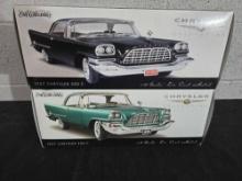 2 Ertle Collectibles Chrysler collection 1/18 Scale Diecast Cars