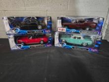 4 Maistro Special Edition 1/18 Scale Diecast Cars