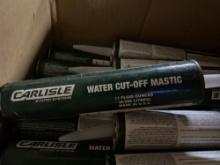 (3) Boxes Carlisle Water Cut Off Mastic
