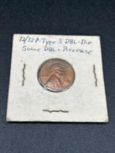 1972 double die Lincoln cent