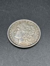 1890-o Morgan silver dollar nice