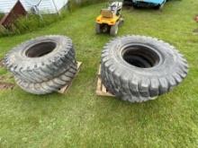 (4) BKT EM937 14-24 Tires