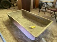 Concrete mixing tub