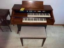 Lowrey Electric Organ with Bench