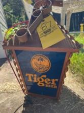 Vintage Tiger Beer Hanging Light