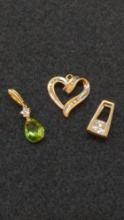 Petite Pendants Lot of 3