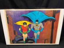 1966 Batman and Robin Pop Art framed