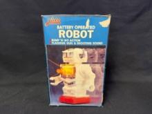 Vintage Battery Operated Robot with Bump N Go action