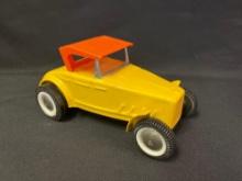 Vintage Buddy L Yellow Ford Roadster