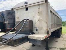 1987 East tri-axle aluminum dump trailer