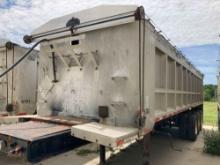 1975 East tri-axle aluminum dump trailer