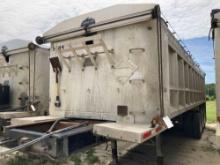 1975 East tri-axle aluminum dump trailer