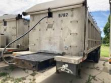 1975 East tri-axle aluminum dump trailer