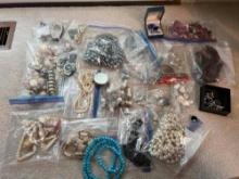 Assorted Costume Jewelry, Pearls, Necklaces, Bracelets, Sets