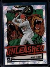 MIKE TROUT 2021 DONRUSS BASEBALL UNLEASHED INSERT SP