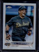 MIGUEL CABRERA 2022 TOPPS CHROME UPDATE REFRACTOR