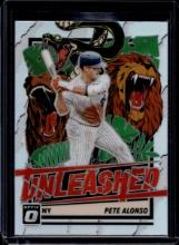 PETE ALONSO 2021 PANINI OPTIC UNLEASHED SILVER PRIZM SP