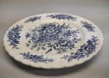 Vintage Beacon Hill British Anchor Blue And White China Dish