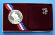 1984 LA XIII Olympics Proof Commemorative Silver Dollar