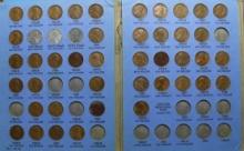 Collection Book of Lincoln Wheat Pennies 1941-1958 - 45 Coins total
