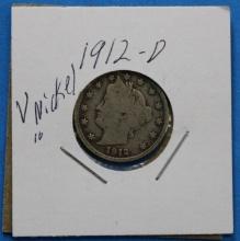 1912-D Liberty Head Nickel V Cents