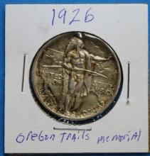 1926 Oregon Trail Memorial Silver Half Dollar Coin RARE