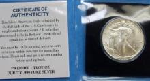 1986 American Silver Eagle Dollar 1oz Fine