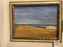 original oil painting on canvas ocean scene