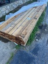 bundle of lumber 1x6 planed one side