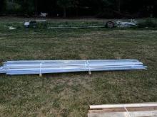 Large bundle of Armstrong Ceilings Prelude 144-in Galvanized Steel White Main Beam