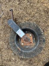 Rotary mower / bush hog wheel - NEW