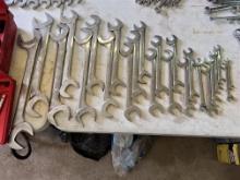 LOT OF (23) SNAP-ON OFFSET SAE WRENCHES, 2" - 7/16"