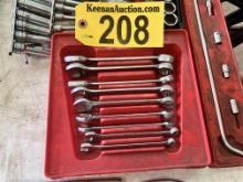 SNAP-ON 9-PC COMBINATION SAE WRENCH SET, 3/4" - 5/16"