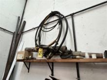 LOT OF ASSORTED HYDRAULIC HOSES