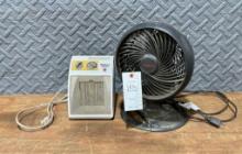 Honeywell Fan & Holmes Small Heater