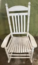 White Painted Extra Large Rocking Chair