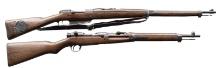 LOT OF TWO WWII ASIAN SURPLUS BOLT ACTION RIFLES.