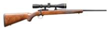 RUGER SCOPED MODEL 77/22 HORNET BOLT ACTION RIFLE.