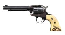 RUGER OLD MODEL FLAT GATE SINGLE SIX REVOLVER.