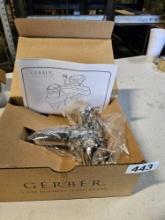 Gerber 4" Lavatory Faucet Series 53-100 43-100 Silver Plated