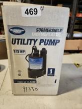 Superior Pump Utility Pump 1/3 HP Submerible Thermo Plastic