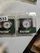 Victor 1 1\2 x 30 PSIC Gauge