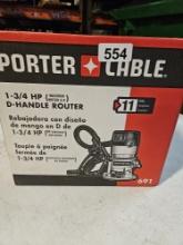Porter Cable 1 3/4 HP D-Handle Router 11AMP