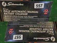 Schumacher  10 amp Fully Automatic/Manual Battery Charger 6 & 12 Volt Batte
