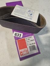 Porter Cable Belt Sanders Sand Belt 3" x 21" 5 in box