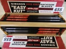 Simonds Red End Hacksaw Blades 10" 5 in Bundle in Box