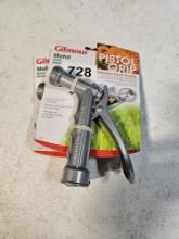 Gilmour Pistol Grip Metal Threaded on Front Nozzle 2 pack