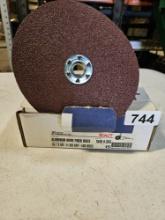 Aluminum Oxide Fiber Discs Size 2-A 7x5/8 15 in the box